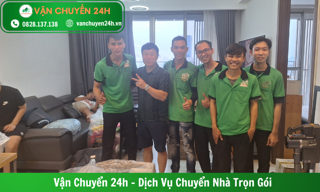 khách hàng hài lòng về dịch vụ của vận chuyển 24h