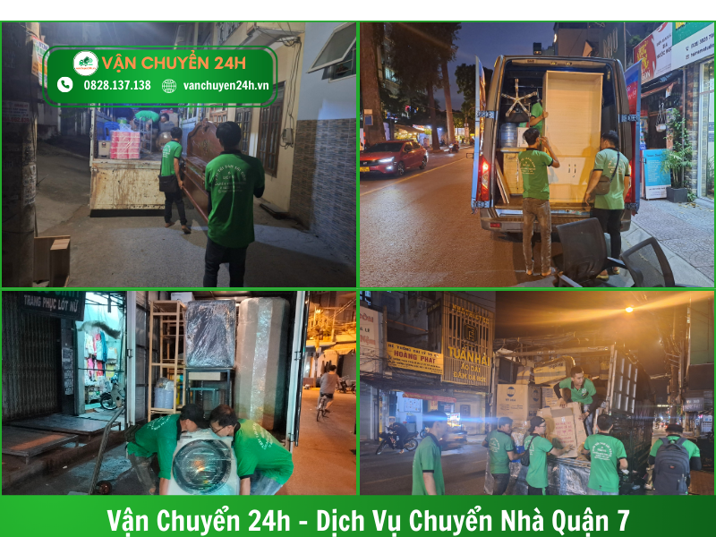 chuyển nhà trọn gói quận 7 vào ban đêm