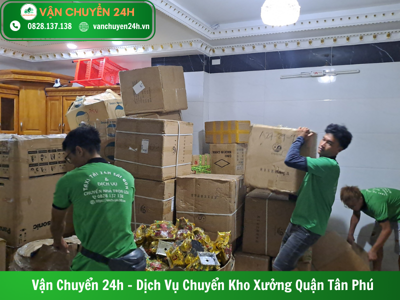 Vận Chuyển 24h - dịch vụ chuyển nhà trọn gói quận Tân Phú