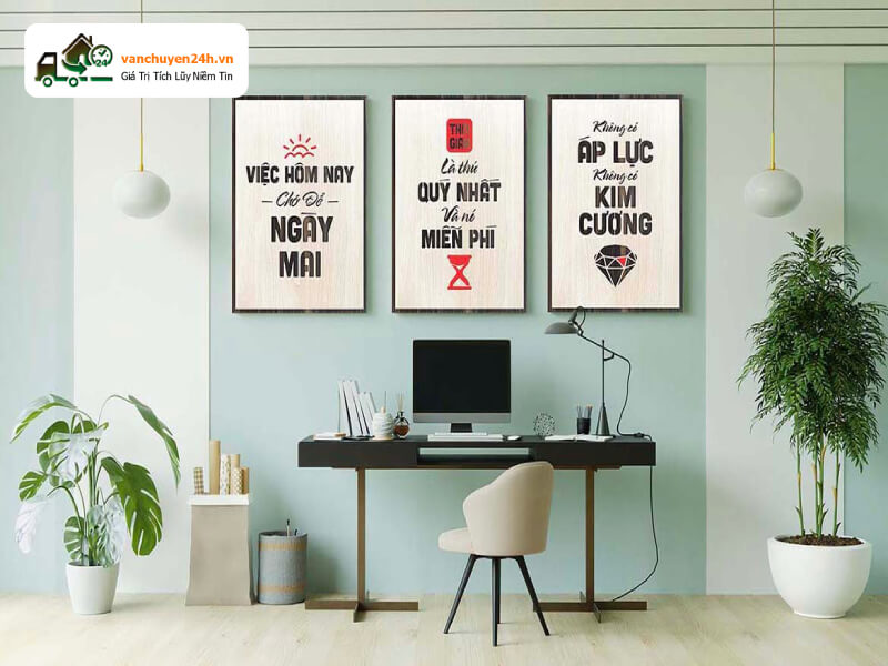 trang trí phòng làm việc Trang trí phòng làm việc