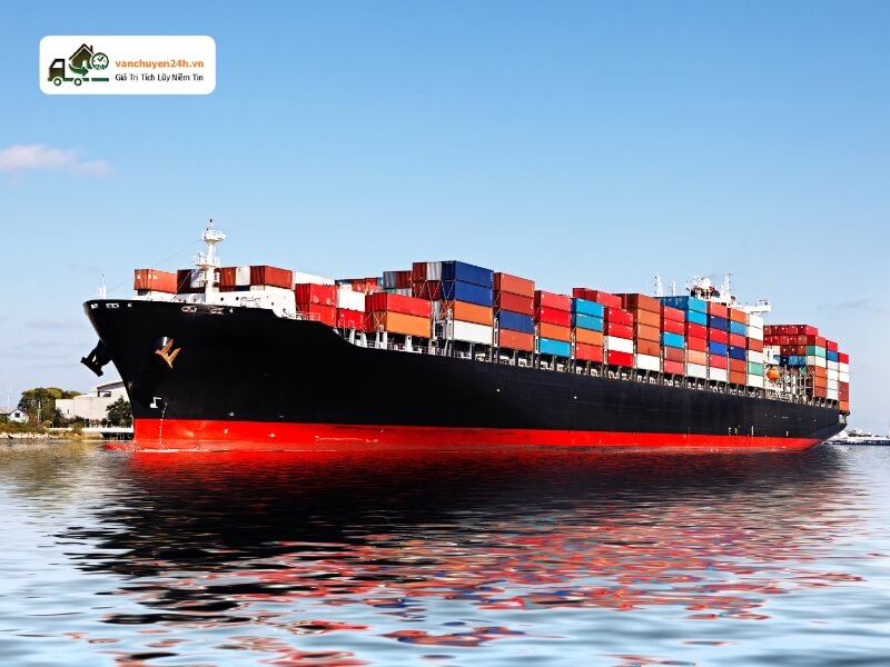 Doanh nghiệp sử dụng tàu thủy để chuyển hàng đường dài với giá cước hợp lý